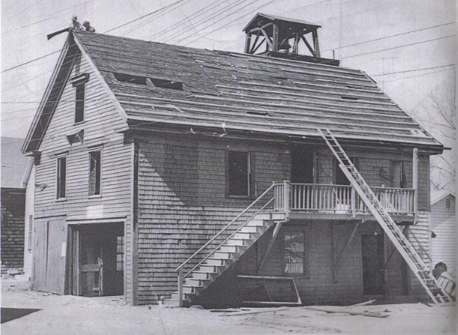 Old Fire Hall with Good Picture of Bell